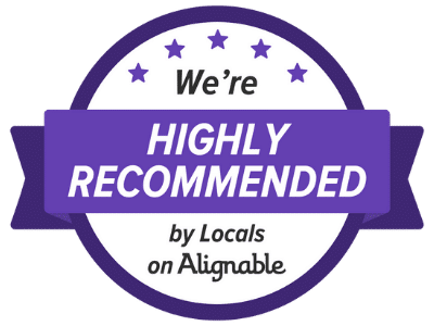 Alignable award for being a highly recommended digital marketers