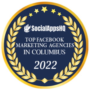 SocialAppsHQ award for top facebook marketing agencies - top local seo 
