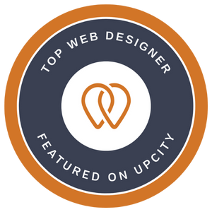 Upcity award for top web design and search marketing company