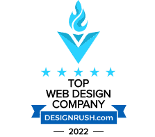 Designrush.com award for top design company and review management.